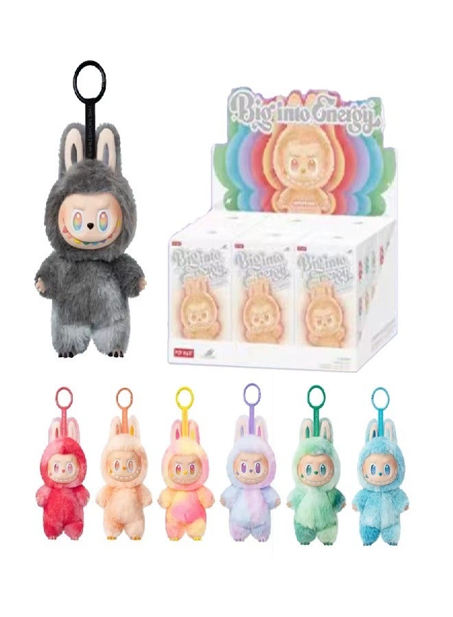 Labubu, The Mighty Monsters Energy Series - Blind Box with Stuffed Vinyl Necklace, Blind Box Characters, Action Figures with Random Design, Collectible Toys
