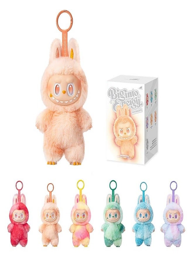 Labubu, The Mighty Monsters Energy Series - Blind Box with Stuffed Vinyl Necklace, Blind Box Characters, Action Figures with Random Design, Collectible Toys