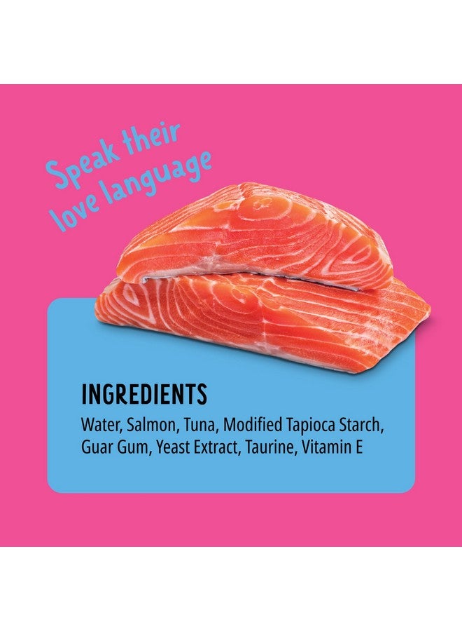 Bonkers Mixx, Wet Lickable Tube Succulent Salmon Flavor Cat Treats, Real Meat Treats, Treats for Training or Food Topper, for All Breeds and Ages, Value Pack (15 Pack, 60 Tubes) - Image 3