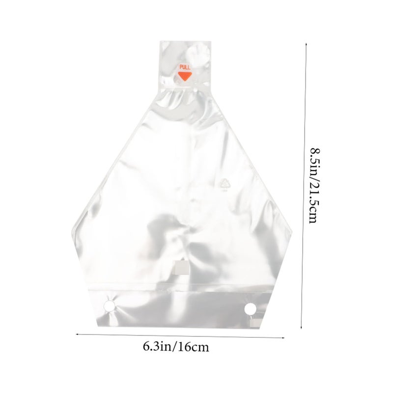 Transparent Sushi Storage Bags Disposable Food Packaging 20Pcs Includes Stickers - Image 3