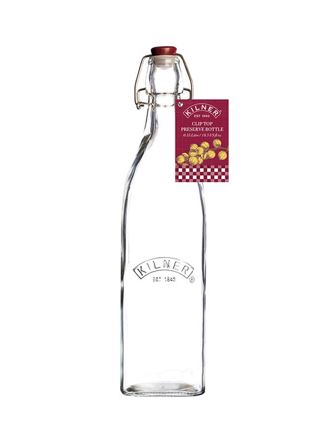 Kilner Clip Top Square Bottle 0.55 Liter  - Image 1