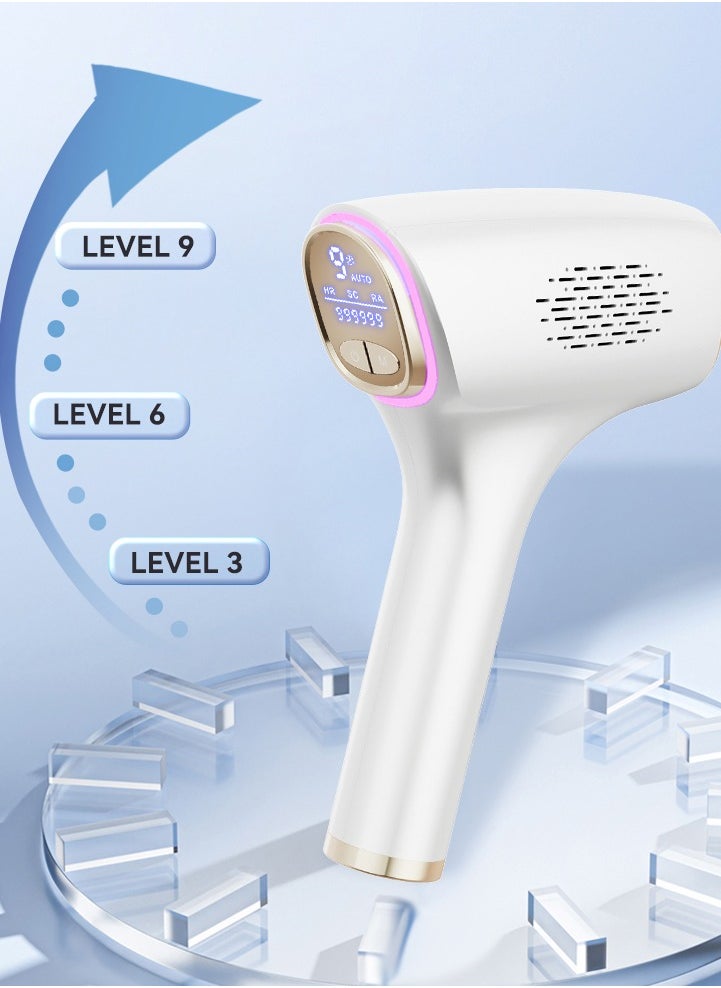 Tornado Keratiner Hair Removal for Women & Men, Ice-Cooling Contact, Safe & Virtually Painless Alternative to Salon IPL Hair Removal Device, Long-Lasting Hair Removal from Home, with Razor & Glasses  - Image 3