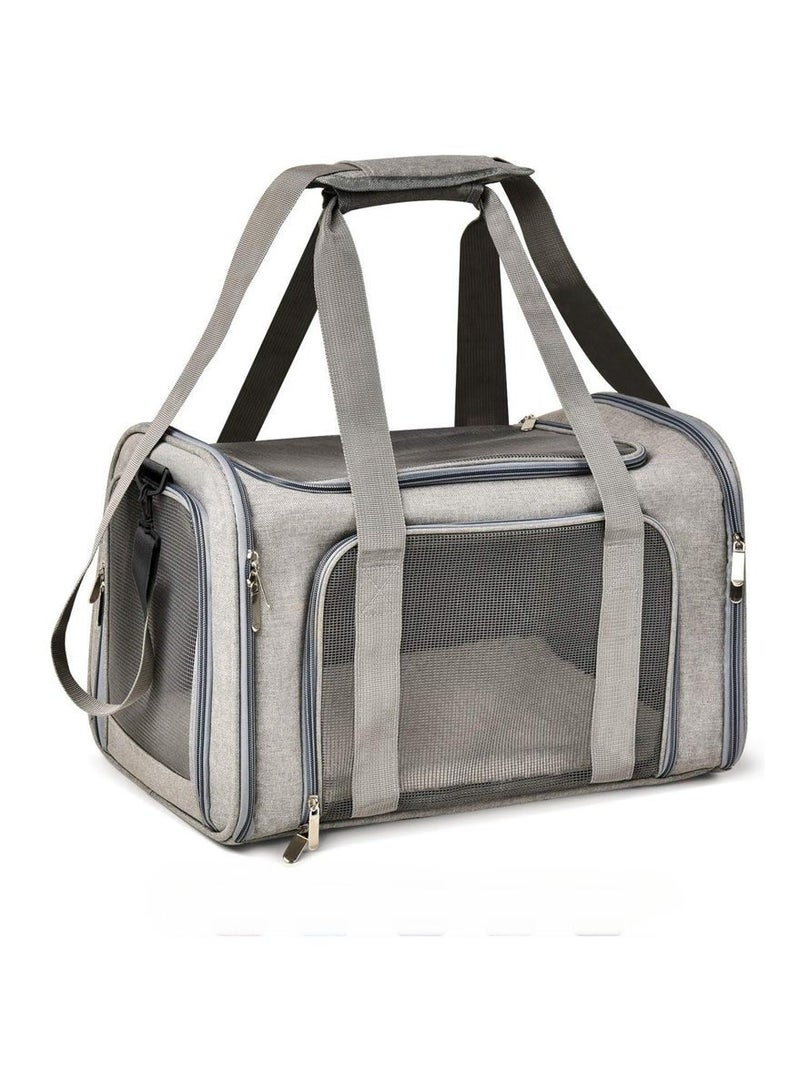 Cat Carriers Dog Carrier Pet for Small Medium Cats Dogs Puppies up to 15 Lbs, TSA Airline Approved Soft Sided, Collapsible Travel Puppy - Image 2