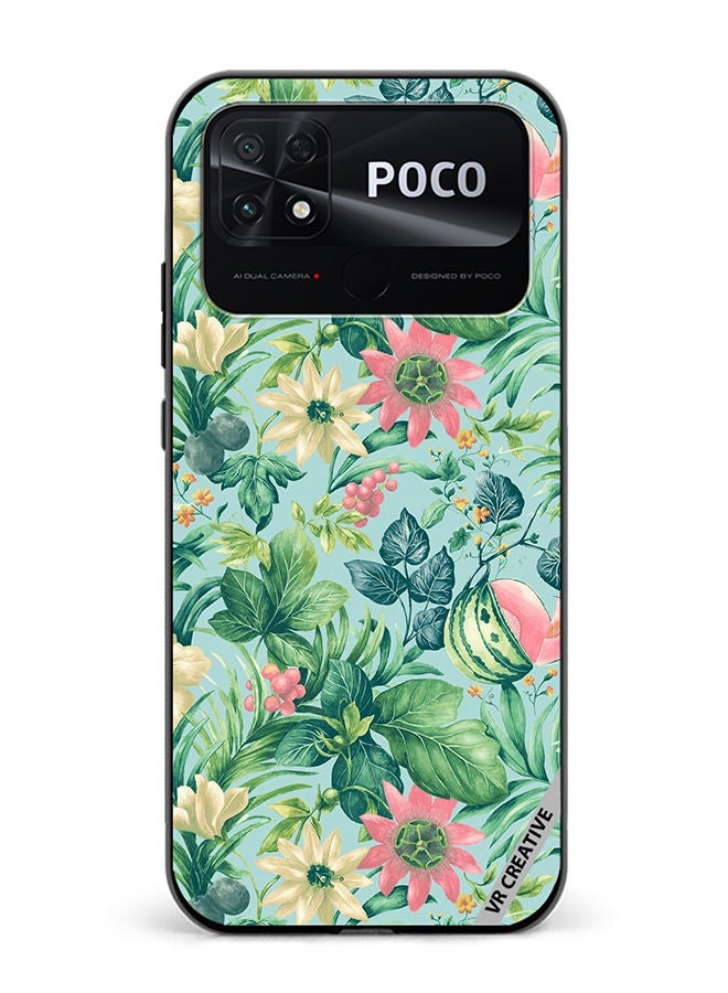 VR CREATIVE Protective Case Cover For Xiaomi Poco C40 Sunflower Design Multicolour - Image 1