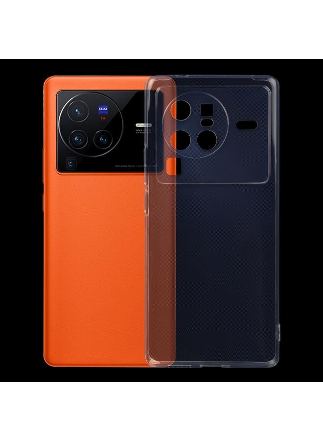 Case For vivo X80 Pro 0.75mm Ultra-thin Transparent TPU Phone Case