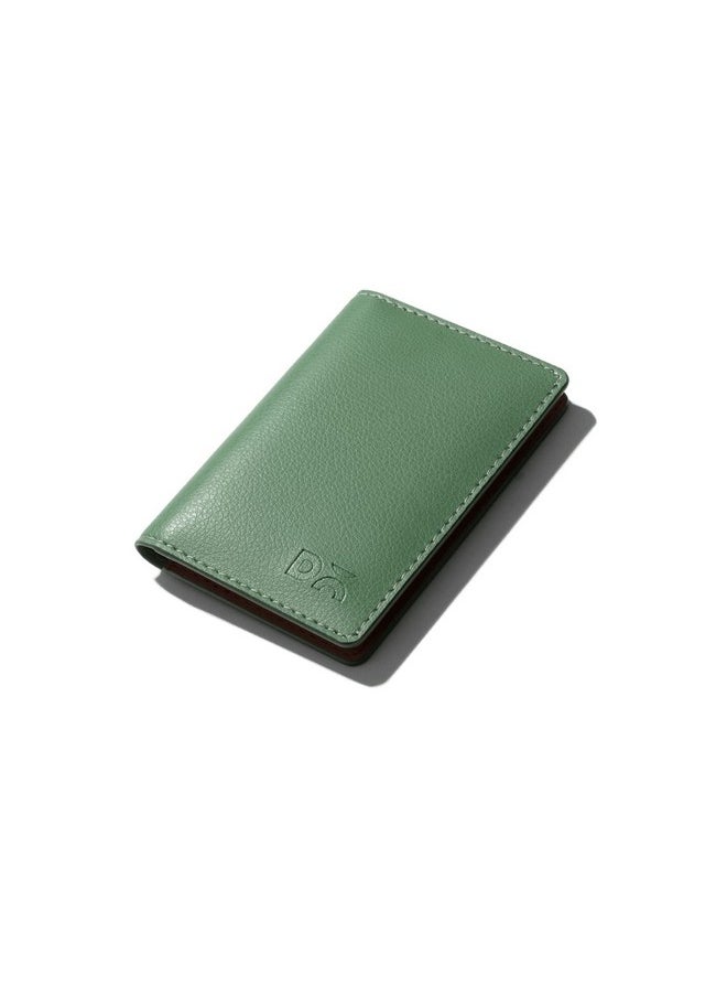 DailyObjects DailyObjects Hunter Green Log Bi-Fold Wallet | Compact and travel friendly structure | Durable, contemporary, and sophisticated | Premium Pebbled Leather | Manufactured in India | For Men  - Image 4