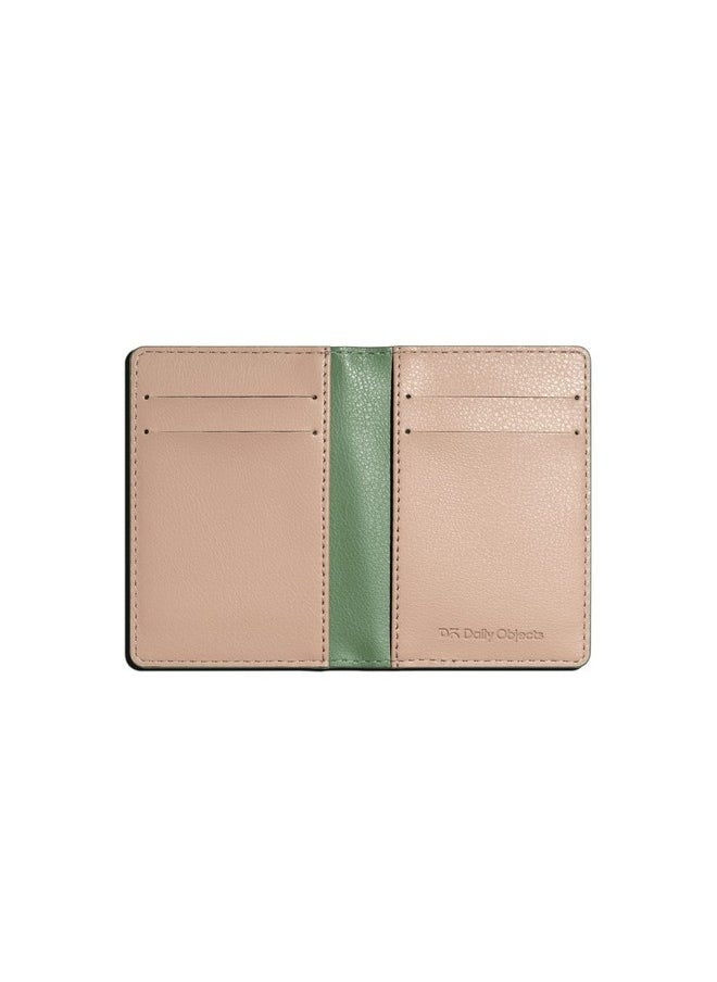 DailyObjects DailyObjects Hunter Green Log Bi-Fold Wallet | Compact and travel friendly structure | Durable, contemporary, and sophisticated | Premium Pebbled Leather | Manufactured in India | For Men  - Image 2