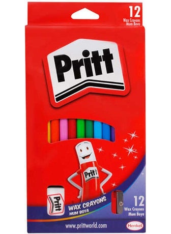 Pritt Crayon Erasable 12 Pack 1433960 