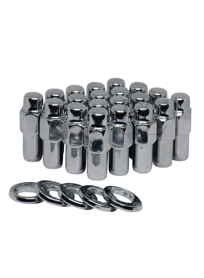 ezaccessory Cragar Standard Mag Lug Nut 7/16"-20 with Offset Washer Pack of 20 8202-780 - Image 1