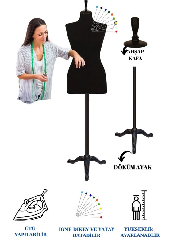 Mannequin Istanbul Cast Footed Size 42 Sponge Needle Propable Tailor Mannequin Rehearsal Mannequin