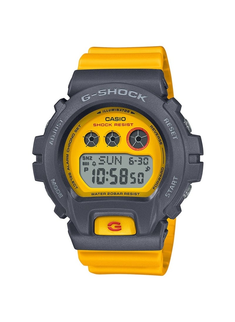 Casio G-Shock GMD-S6900Y-9DR Ladies 90s Heritage Series Digital Dial Yellow Resin Band - Image 1