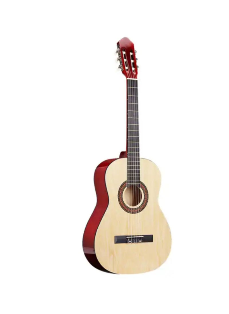 Megarya 39” Classical Guitar with Nylon Strings Guitar with Truss Rod for Beginner (Natural)  - Image 1