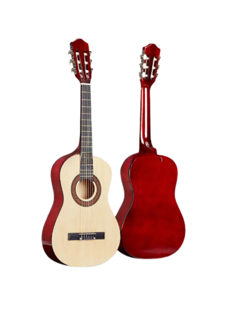 Megarya 39” Classical Guitar with Nylon Strings Guitar with Truss Rod for Beginner (Natural)  - Image 2