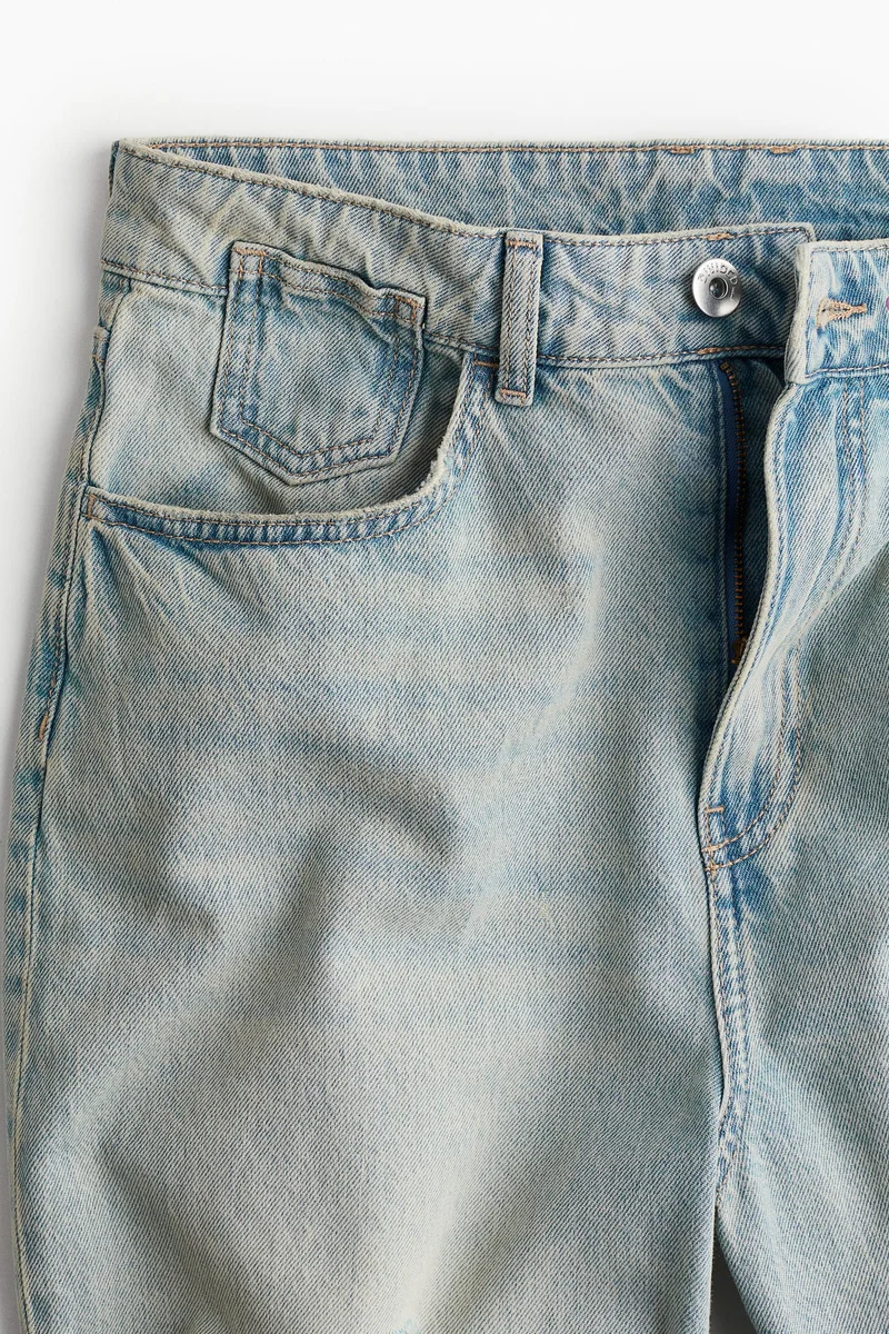 اتش اند ام Ribbed High Waist Jeans