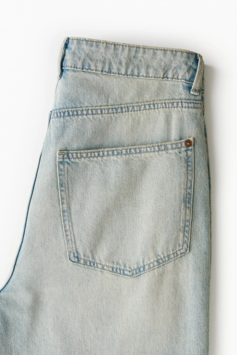 اتش اند ام Ribbed High Waist Jeans