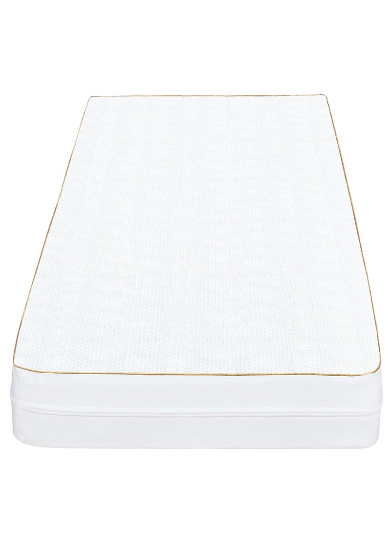 MOON Wooden Toddler Bed(143 x 73 x 60) -Brown ,Moon Ventiflow Mattress 140 X 70 X 10 cm,toddler Bed Mattress,Toddler- White - Image 2