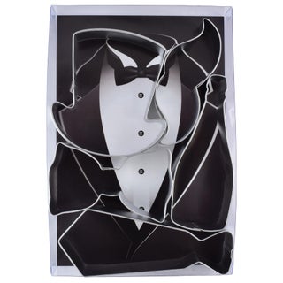 RM International Handsome Gents Cookie Cutters Bow Tie Top Hat Moustache Champagne Bottle Neck Tie 5Piece SetMulticolor - pzsku/Z2C95DB6FCAC5C64AE6CFZ/45/1749490842/d68c752e-3327-4937-a056-fda099b653c9
