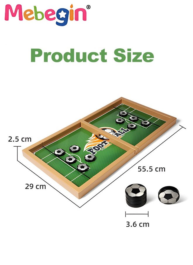 MEBEGIN - Fast Sling Puck Game, Rebound Chess, Puzzle Game for Two Players, Slingshot Toy, Parent-child Interactive Toy, Fun Family Game, Fast Paced Action Game, Creative Board Game for Party Time and Family Activities, Fits on Table or Floor to Play - Image 1