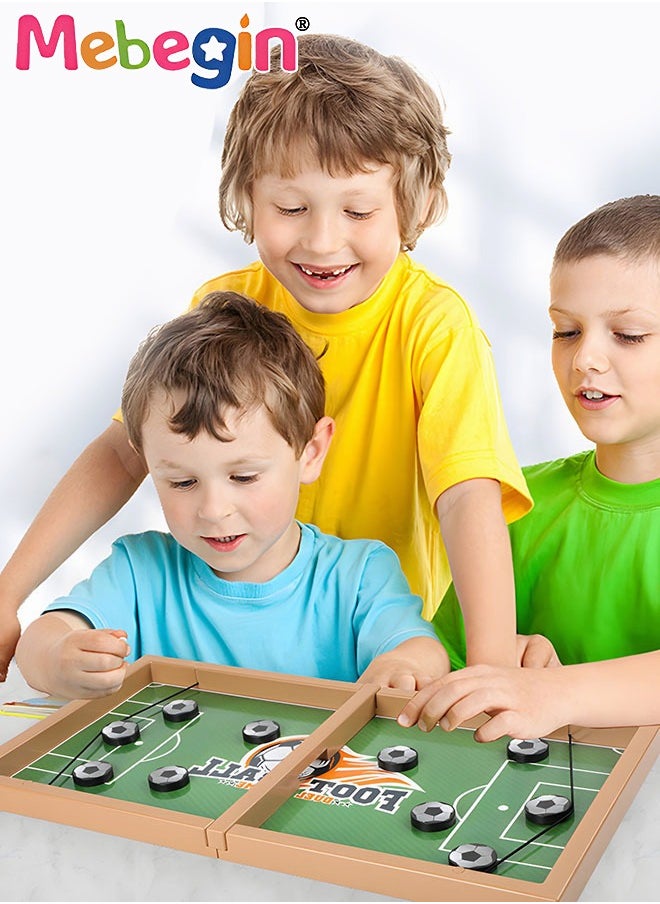 MEBEGIN - Fast Sling Puck Game, Rebound Chess, Puzzle Game for Two Players, Slingshot Toy, Parent-child Interactive Toy, Fun Family Game, Fast Paced Action Game, Creative Board Game for Party Time and Family Activities, Fits on Table or Floor to Play - Image 1