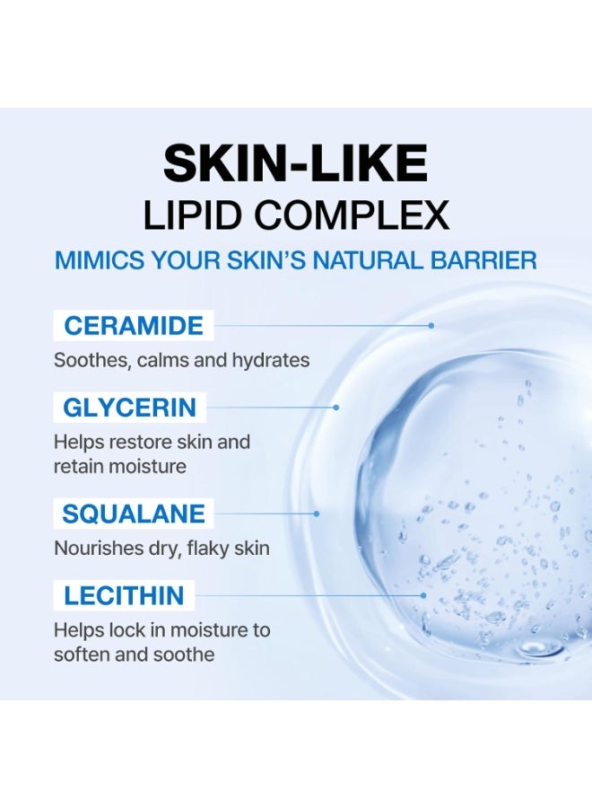 Physiogel Physiogel Face and Body Lotion, Korean skin care, Provides 72 hrs of Hydration for Dry Sensitive Skin, Fragrance-Free, Non-Comedogenic, Dermatologist-Tested, Ceramide, Squalane. - Image 2