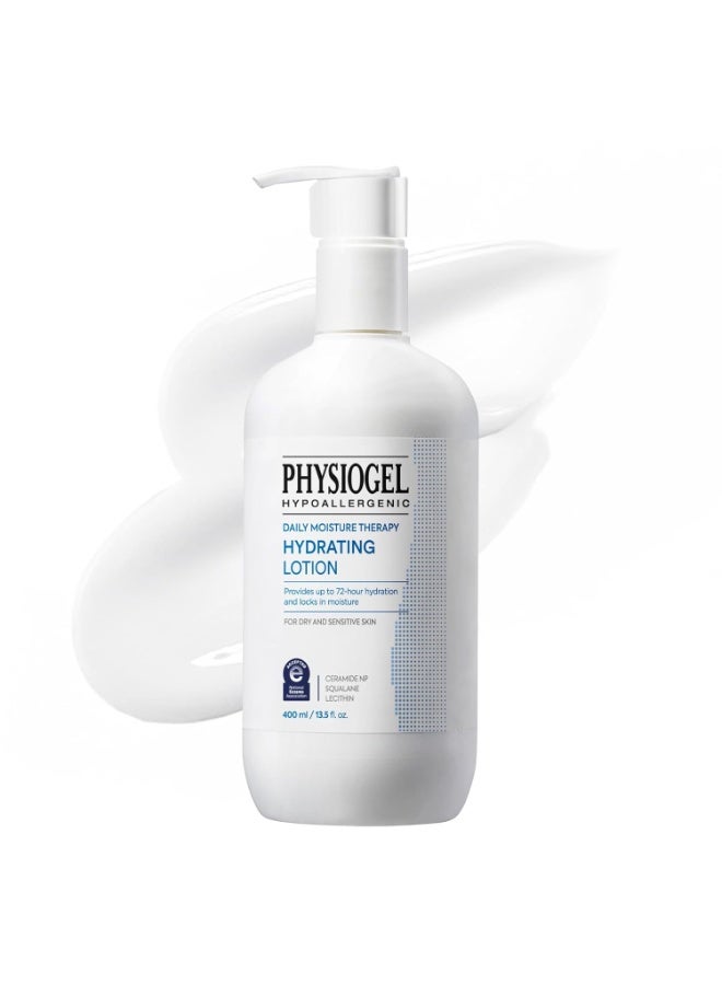 Physiogel Physiogel Face and Body Lotion, Korean skin care, Provides 72 hrs of Hydration for Dry Sensitive Skin, Fragrance-Free, Non-Comedogenic, Dermatologist-Tested, Ceramide, Squalane. - Image 1