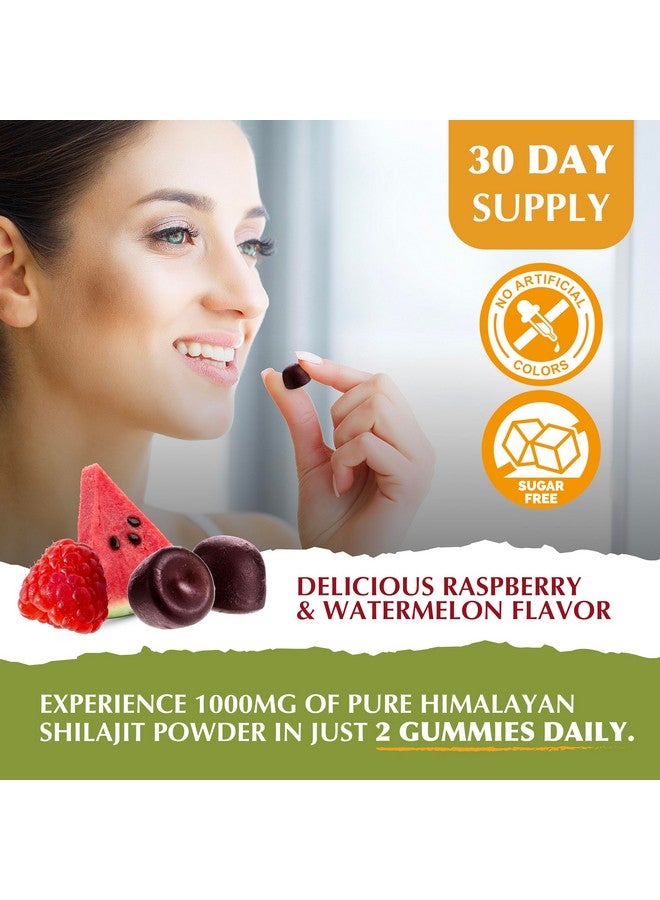 Jiva BOTANICALS Jiva Pure Himalayan Shilajit Gummies for Men & Women - Pure Shilajit Gummies 1000mg for Healthy Aging, Immune System & Normal Energy Support - Sugar-Free, Vegan, Made in The USA (60 Count) - Image 3