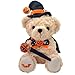 Numyawl Teddy Bear Stuffed Animal Wizard Bear Wizard Plush Toy for Party Decorations 8 Inch Cute Orange Bear Plushies Stuffed Animal with Pumpkin Hat Magic Wand - Image 4