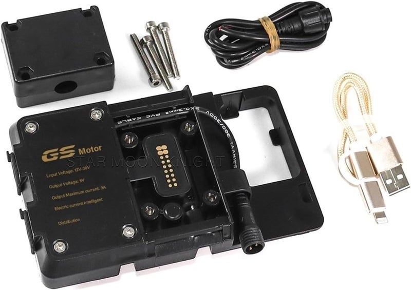 QASULER Motorcycle GPS Mounting Adapter - Image 1