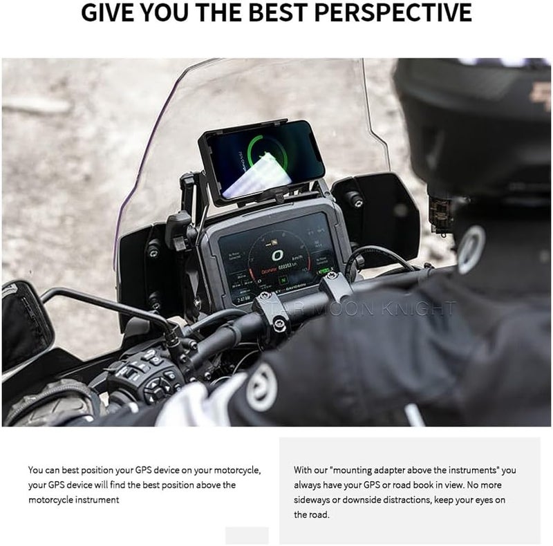 QASULER Motorcycle GPS Mounting Adapter - Image 4