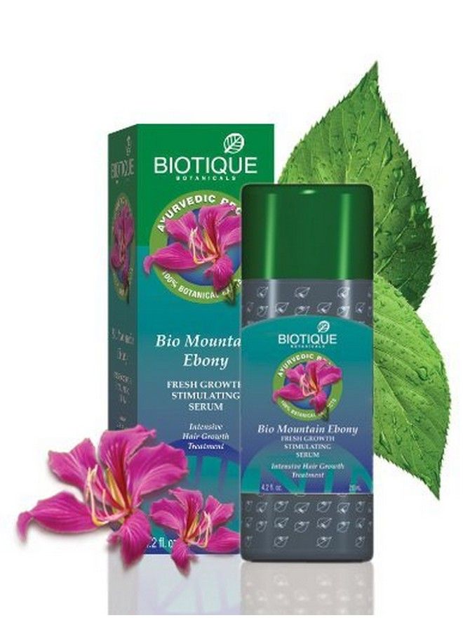 Biotique Fresh Growth Stimulating Serum Bio Mountain Ebony 120Ml Bottle - Image 3