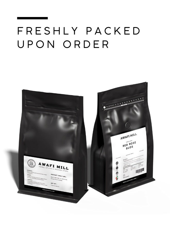 أباميك شاي براعم الورد الأحمر من عوافي ميل (براعم مجففة كاملة) | شاي أعشاب عطري برائحة الزهور، يُضاف إلى الحلويات | خالٍ من الكافيين | مناسب للطعام - ١٠٠ غرام | ٣.٥ أونصة - Image 5