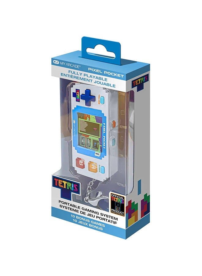 ماي أركيد لعبة My Arcade Tetris Pixel Player المحمولة على شكل ميدالية للأطفال والكبار - Image 1