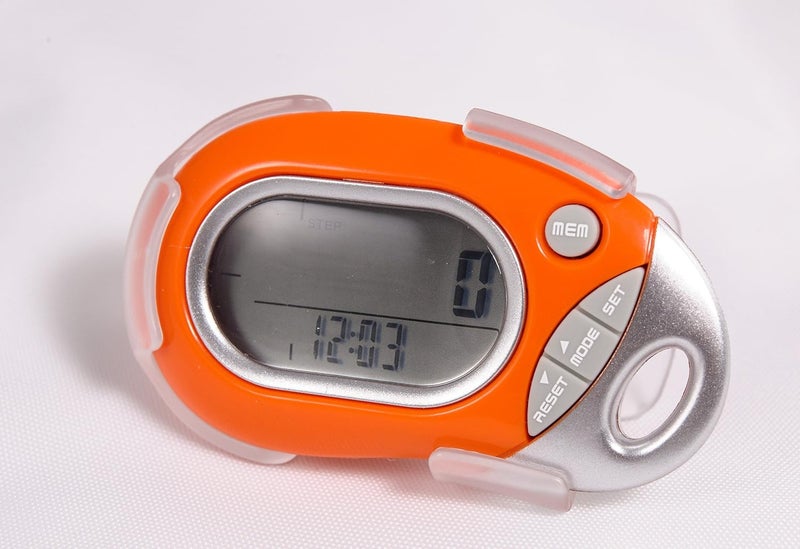 HRM Pedusa PE-771 Tri-Axis Multi-Function Pocket Pedometer (Orange) - Image 1