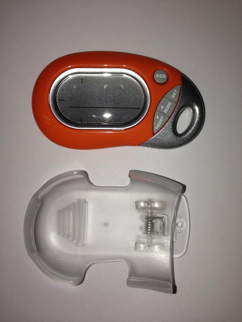 HRM Pedusa PE-771 Tri-Axis Multi-Function Pocket Pedometer (Orange) - Image 4