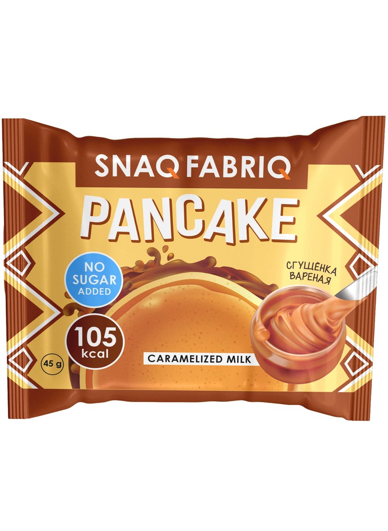 Snaq Fabriq - Pancake with Caramelized Milk Flavor No Sugar Added 10x45g - Image 1
