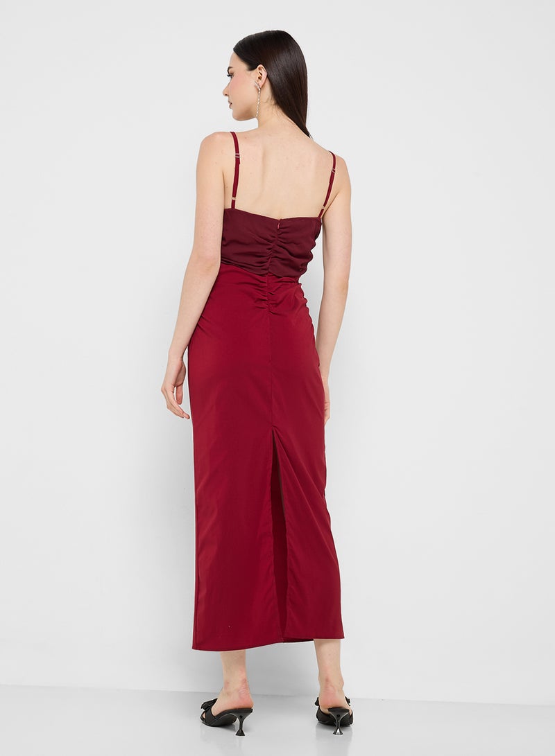 جينجر فستان ميدي بلف أمامي - Image 2