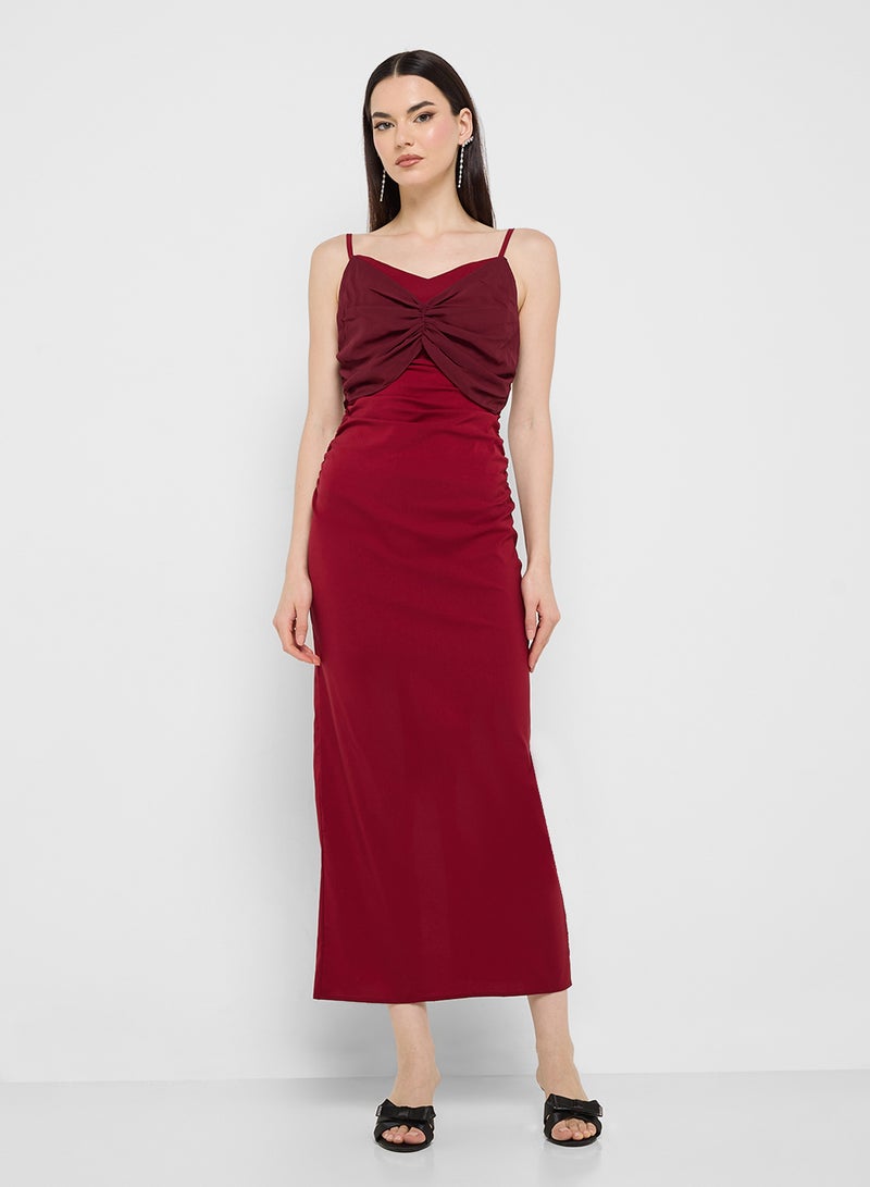 جينجر فستان ميدي بلف أمامي - Image 4