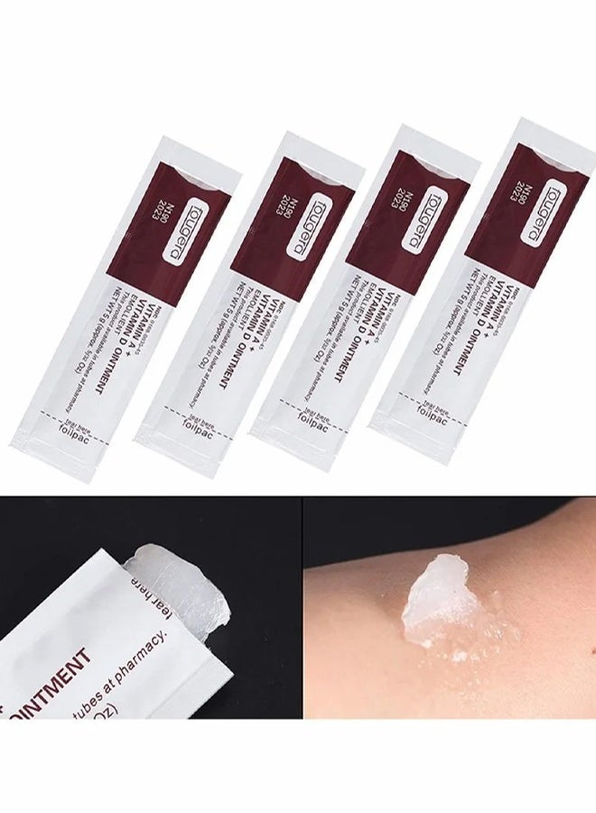 Fougera Tattoo Scar Repair Gel, 50Pcs Microblading Aftercare Ointment Vitamin A and D Anti-Inflammatory Anti Scar Tattoo Aftercare Cream for Makeup Microblading and Tattoo Healing Art Tattoo Supplies - Image 2