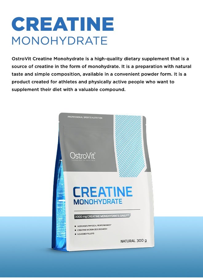 OstroVit Creatine Monohydrate 300 G Unflavour  - Image 2