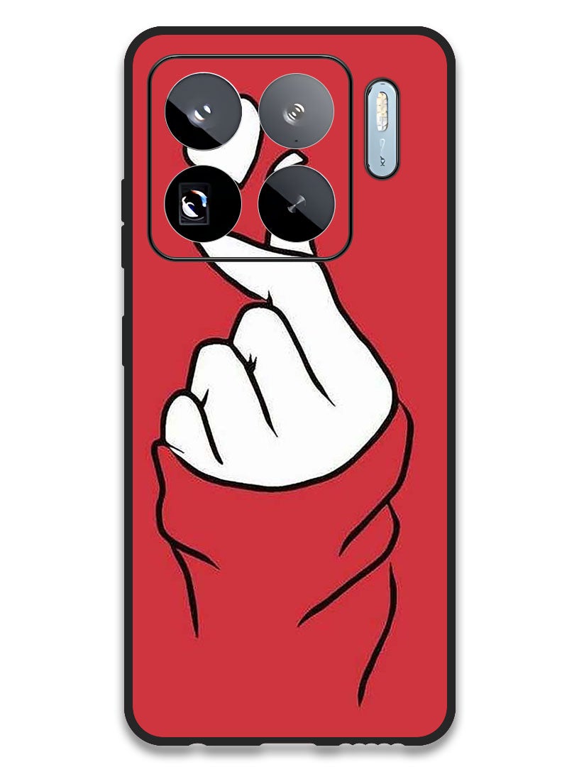 Theodor Case Compatible with Xiaomi 15S Pro 6.73 Inch Protection Shockproof Bumper Cover Snap Love Red - Image 1