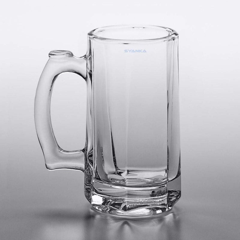 Generic Large Glass Beer Mug Set, 2 Pieces, Gift Box Package .sa - Image 2