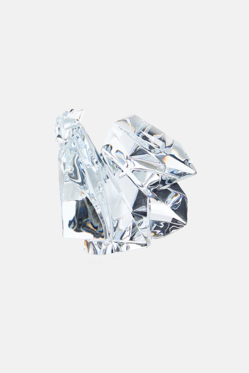 Baccarat Clear Crystal Origami Rooster  - Image 1
