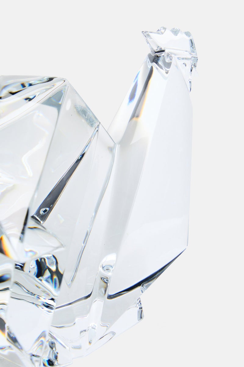Baccarat Clear Crystal Origami Rooster  - Image 4