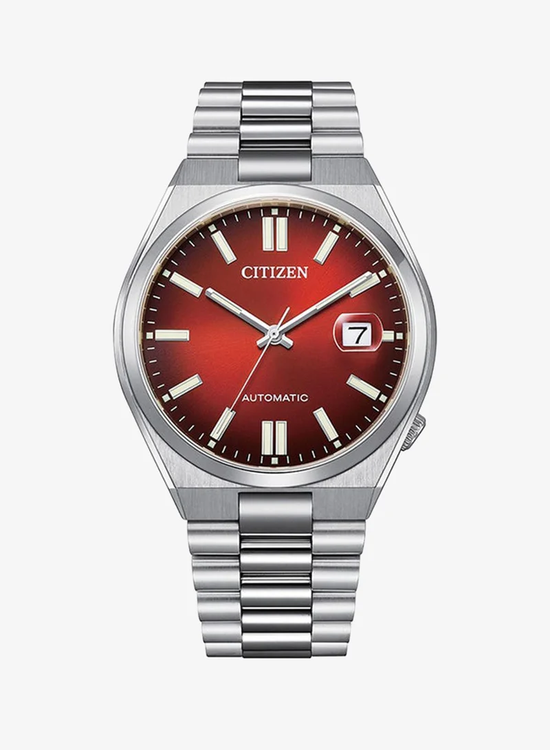 Citizen Men's Stainless Steel Strap Mechanical Men Watch NJ0150-56W - 40 mm