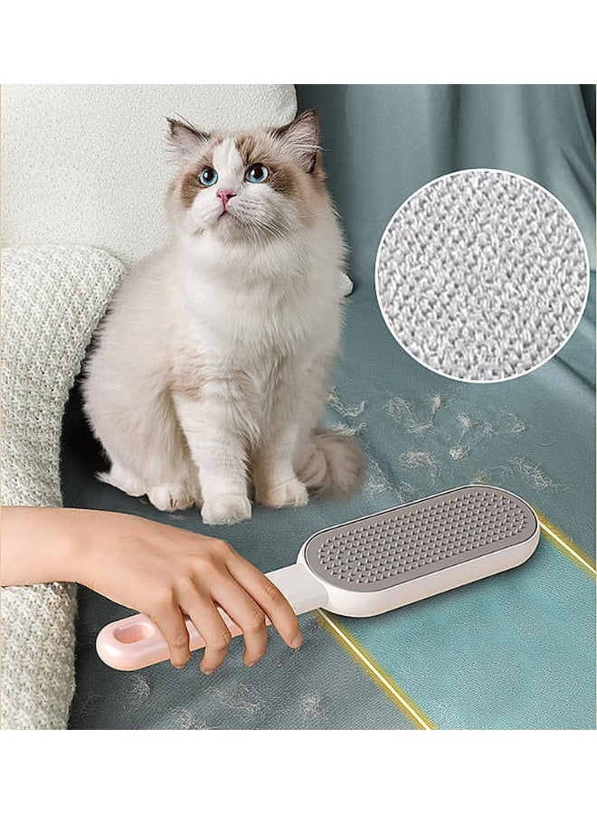 Generic Four-in-One Electrostatic Hair Brush - Lint Remover, Multi-Functional Clothing & Pet Hair Brush, Sofa Dust Removal Scraper - Plastic, Manual - Image 2