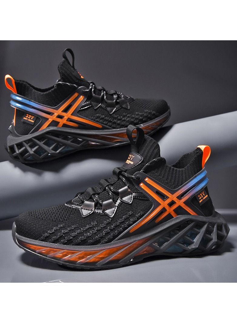 KUYING New High Top Comfortable and Breathable Basketball Shoe 