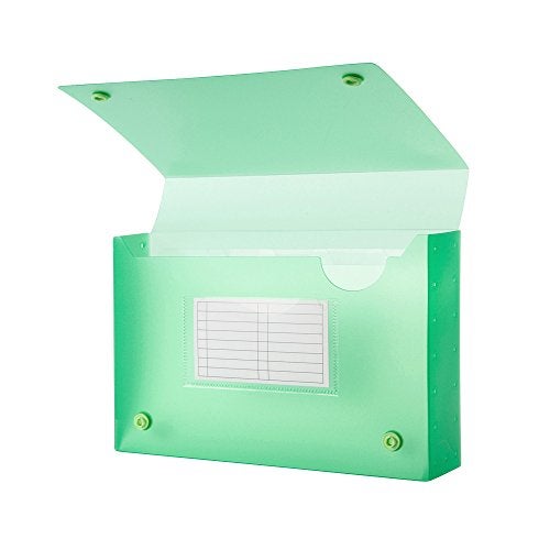 Filexec 5 x 8 Inch Index Case, Snap Button Closure, 5 Index Dividers, Assorted (Pack of 6) (50101-2091) - Image 5