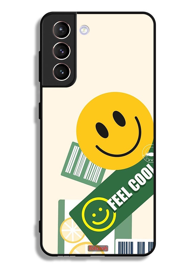 Tolwak Samsung Galaxy S21 Plus 5G Protective Case Cover Feel Cool Sticker - Image 3