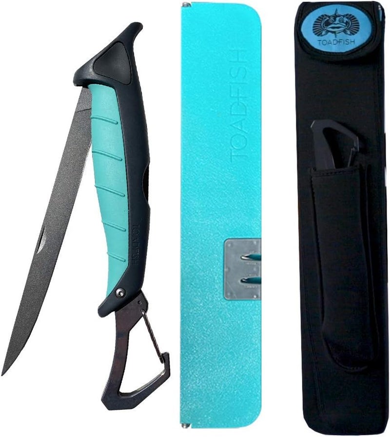 Toadfish Stowaway Fillet System, 7" Folding Fillet Knife, Regular Size Folding Cutting Board… - Image 1