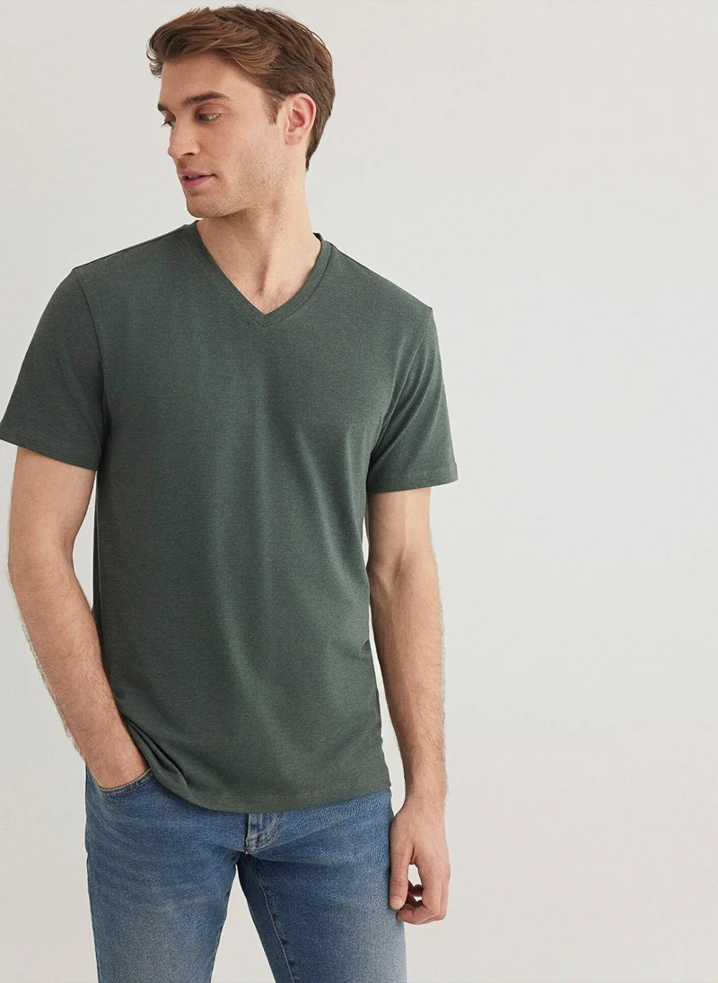 MAVI Stretch V Neck T-shirt